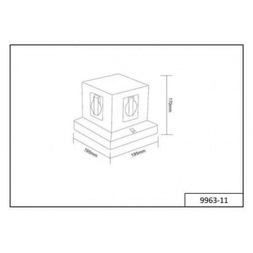 Світильник вуличний Trio 9963-11 STECKDOSEN
