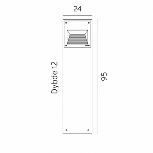 Світильник вуличний Norlys 1931GR NAMSOS