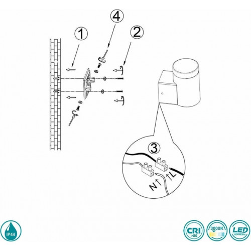 Світильник вуличний Norlys 1423GA STOCKHOLM