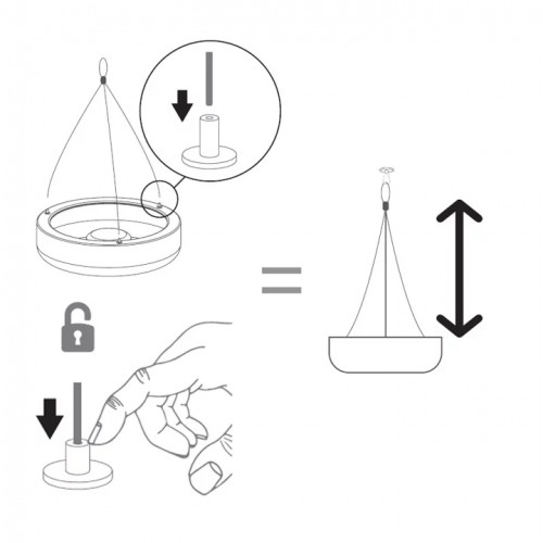 Світильник вуличний Newgarden LUMELB039XXHWNW ELBA, 39 см