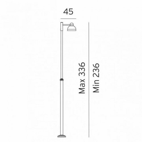 Світильник вуличний Norlys 1914GR KOSTER