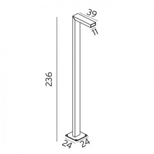 Світильник вуличний Norlys 1363B ASKER