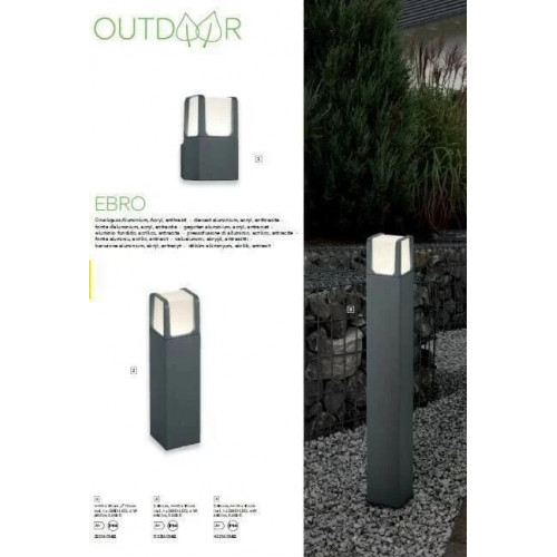 Світильник вуличний Trio 422160142 EBRO