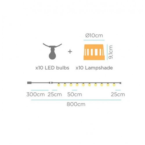 Торшер Newgarden LUMFD170OFNW FREDO, 170 см, кабель