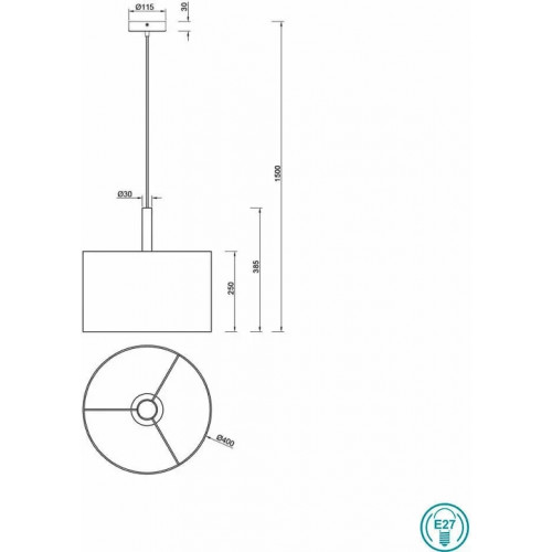 Світильник вуличний Ideal Lux 136035 VEGA