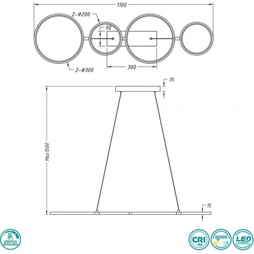 Світильник вуличний Norlys 5002GR VISBY