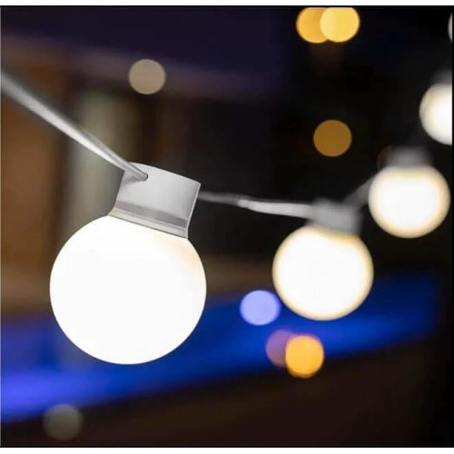 Гірлянда Newgarden LUMGBR100BXSLNW BRUNA, білий кабель, акумуляторна