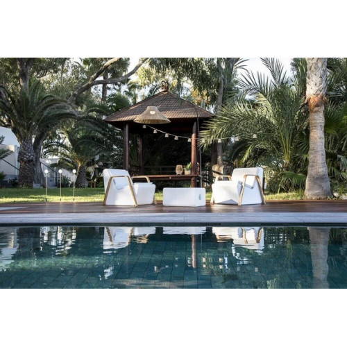 Крісло Newgarden MOBTDS66ARMSSNW TARIDA, з підсвіткою