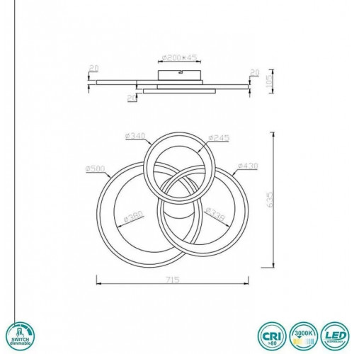 Світильник вуличний Eglo 98117 MONREALE