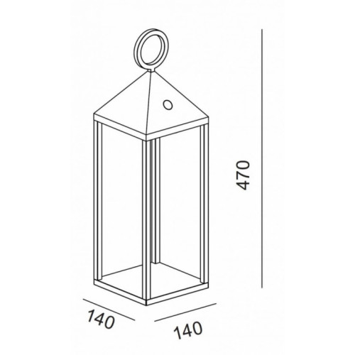 Декоративний вуличний світильник Mantra ASTUN 6905