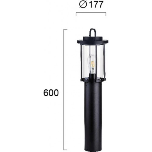 Світильник вуличний Viokef 4255400 KIMOLOS