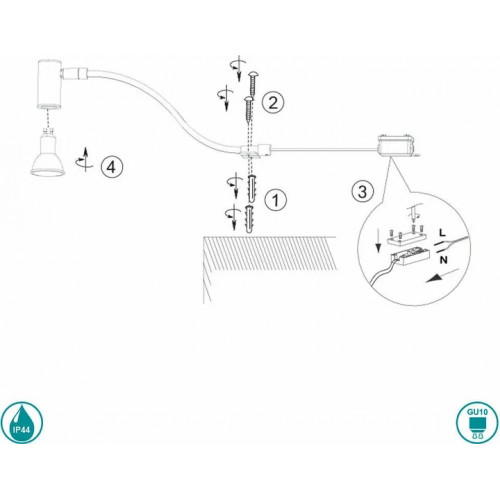 Світильник вуличний Eglo 22995 LATERNA