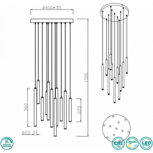 Світильник вуличний Trio 520160142 KONGO