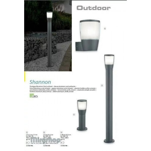 Світильник вуличний Trio 522060142 SHANNON