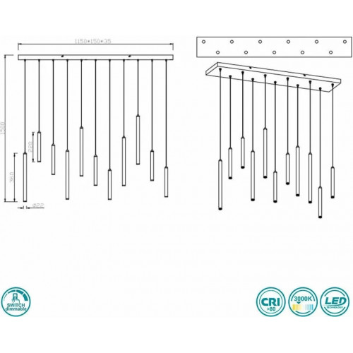 Світильник вуличний Trio 424067142 HOOSIC