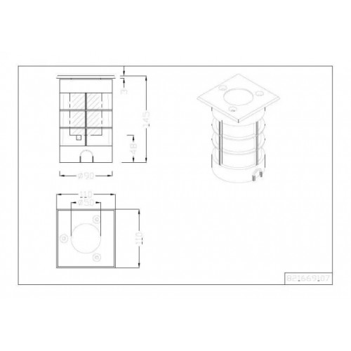 Світильник вуличний Norlys 5008AL STAVANGER