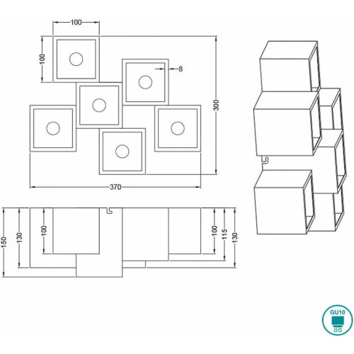 Світильник вуличний Ideal Lux 159836 FIESTA