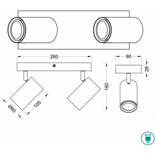 Світильник вуличний Norlys 313W BOLOGNA