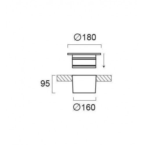 Світильник вуличний Norlys 312W BOLOGNA