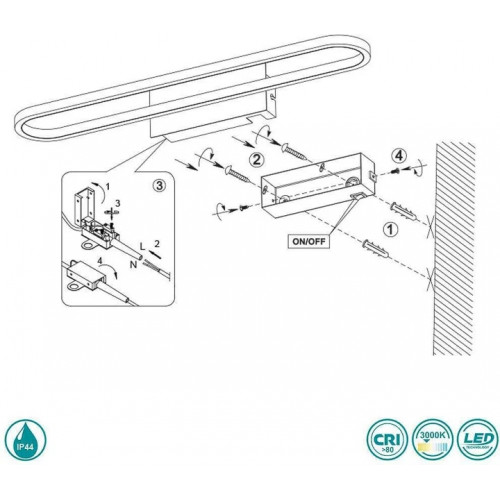Світильник вуличний Eglo 98097 MANFRIA