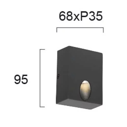 Світильник вуличний Viokef 4261301 POROS