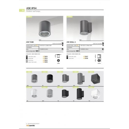 Світильник вуличний AZzardo AZ3318 JOE