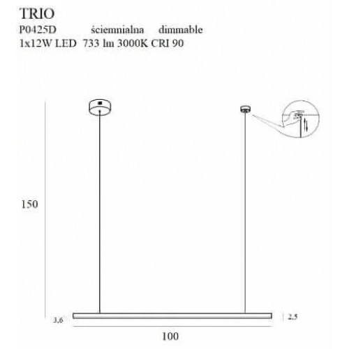 Світильник вуличний Norlys 541GR BORNHOLM