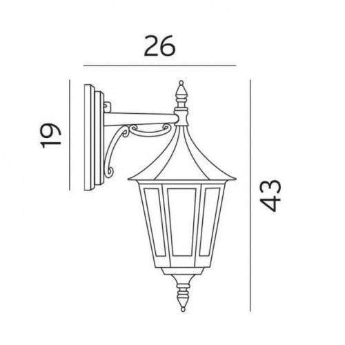 Світильник вуличний Nordlux 45471001 ARN