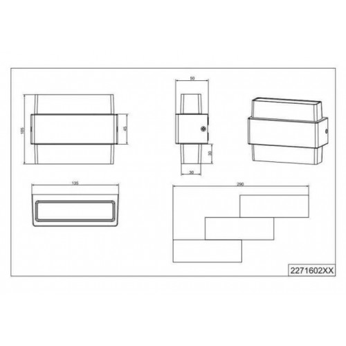 Світильник вуличний Viokef 4212900 BIOS