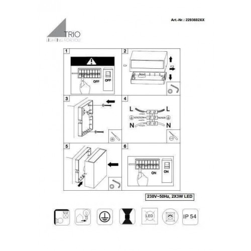 Світильник вуличний Trio 229360287 THAMES