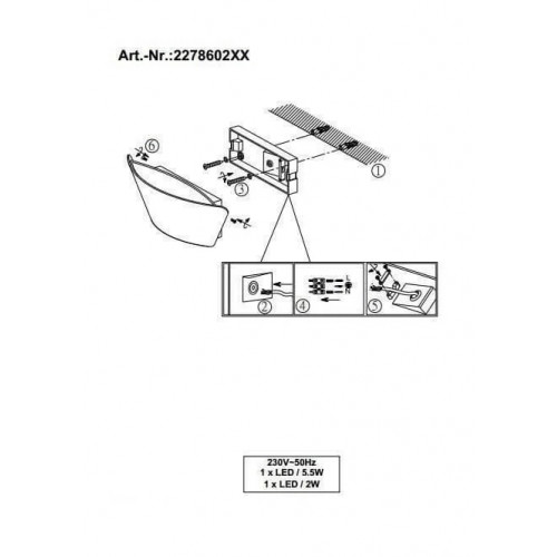 Світильник вуличний Trio 227860242 SACRAMENTO