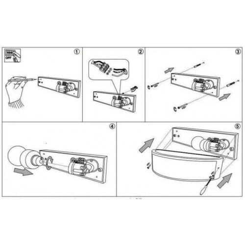 Світильник вуличний Ideal Lux 092393 REX