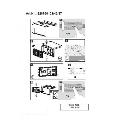 Світильник вуличний Trio 228760101 TRAVE
