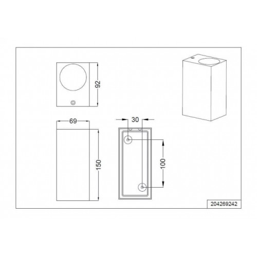Світильник вуличний Viokef 4158200 COUNTRY