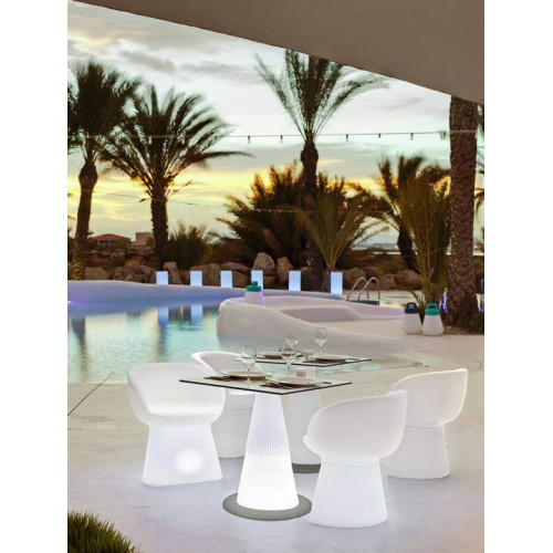 Столик Newgarden MOBITC60SSNW ITACA, 60 см, з підсвіткою