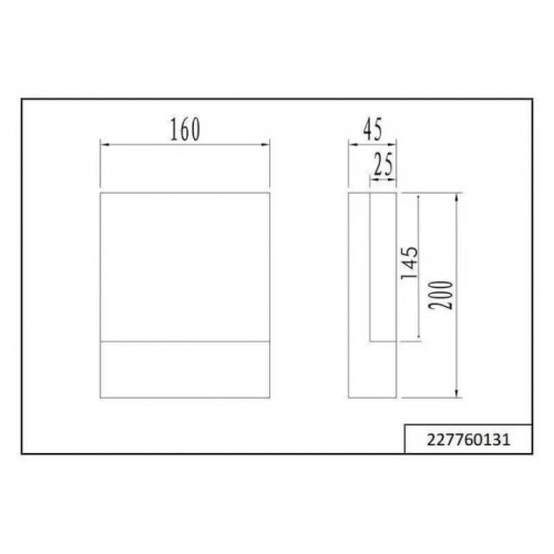 Світильник вуличний Trio 227760142 PECOS