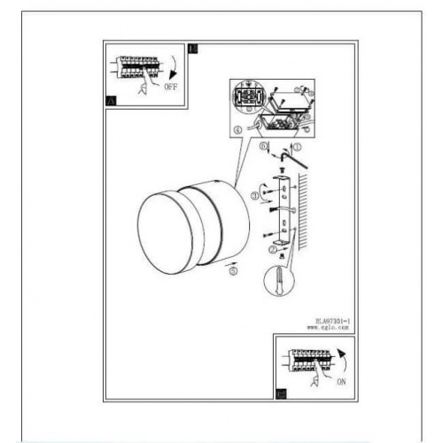 Світильник вуличний Eglo 97303 MELZO