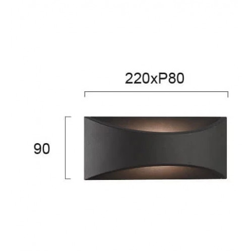 Світильник вуличний Viokef 4155900 TECH