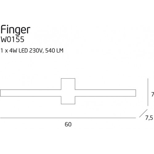 Бра MAXlight FINGER W0155