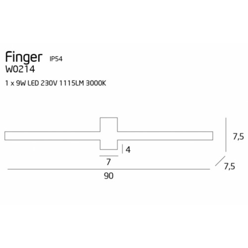 Бра MAXlight FINGER W0214