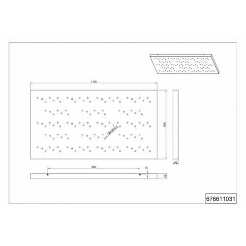 Стельовий світильник Trio TITUS 676611031