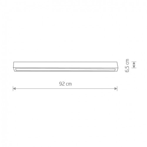 Стельовий світильник Nowodvorski STRAIGHT CEILING LED 7558