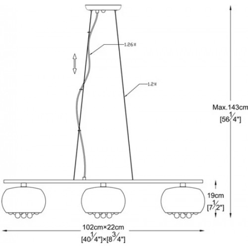 Стельовий світильник Nordlux Melo 34 63246001
