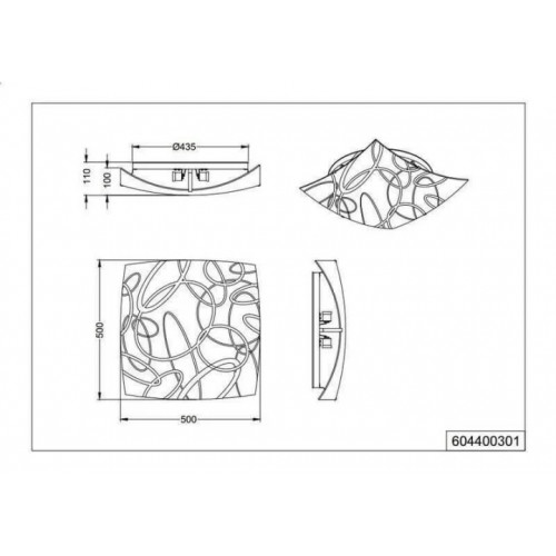 Стельовий світильник Trio SPIRELLI 604400301