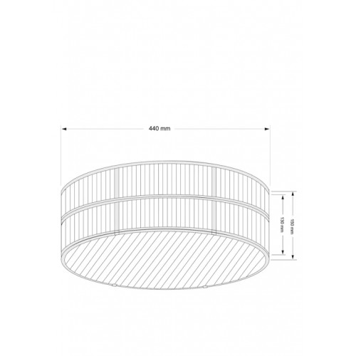 Стельовий світильник Kutek LAVONE LAV-PLM-6(P)440-2