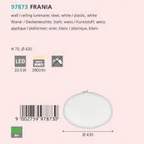 Стельовий світильник Eglo FRANIA 97873