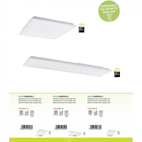 Стельовий світильник Eglo HERRORA 99548