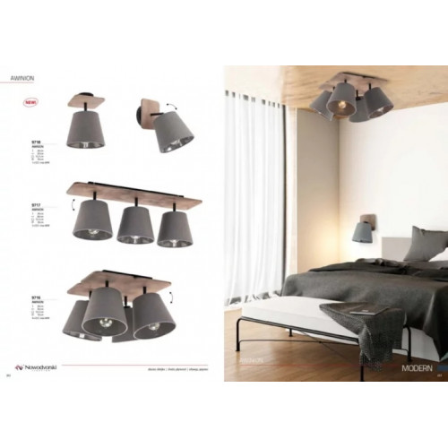 Стельовий світильник TK Lighting RONDO CAPPUCCINO 3337