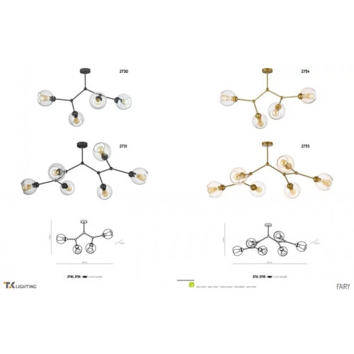 Стельовий світильник TK Lighting ECO 5775