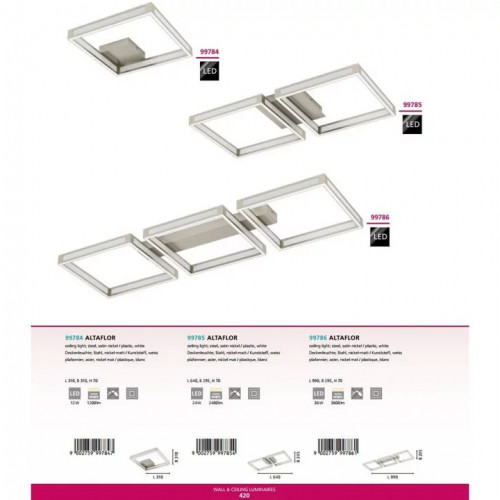 Стельовий світильник Eglo ALTAFLOR 99785